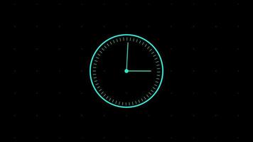 orologio Timer animato 4k. video
