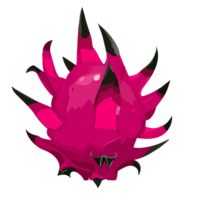 Dragon fruit transparent background,Ai generative png