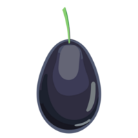 jamun fruit transparent arrière-plan, ai génératif png