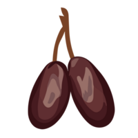 Dates transparent background,Ai generative png