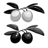 Cranberry transparent background,Ai generative png