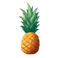 Pineapple transparent background,Ai generative png