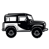 Jeep transparent background,Ai generative png