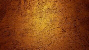 Golden brown plaster wall texture background with scratch and crack pattern video