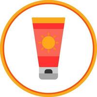 Sun cream Vector Icon Design