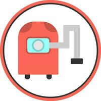 Vaccum cleaner Vector Icon Design