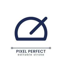 Speed up pixel perfect linear ui icon. Footage editing. Accelerate video. Fast playback. Multimedia software. GUI, UX design. Outline isolated user interface element for app and web. Editable stroke vector
