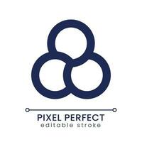 Filter pixel perfect linear ui icon. Overlay effect for video editing. Software tool. Change footage look. GUI, UX design. Outline isolated user interface element for app and web. Editable stroke vector