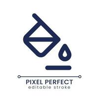 Background color pixel perfect linear ui icon. Change footage. Better video look. Filmmaking software. GUI, UX design. Outline isolated user interface element for app and web. Editable stroke vector