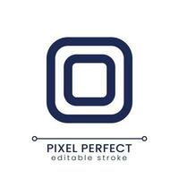 Background template pixel perfect linear ui icon. Video editing platform. Footage change. Premade layout. GUI, UX design. Outline isolated user interface element for app and web. Editable stroke vector