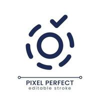 Apply breathe animation effect pixel perfect linear ui icon. Visual content. Video production software. GUI, UX design. Outline isolated user interface element for app and web. Editable stroke vector