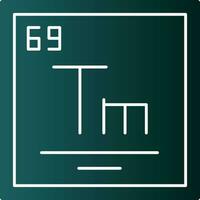 Thulium Vector Icon Design