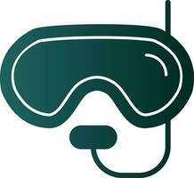 Diving mask Vector Icon Design