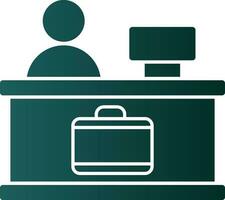 Check-in Vector Icon Design