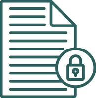 Secure data Vector Icon Design