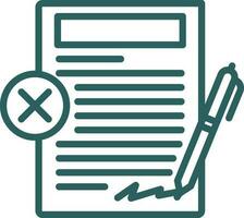 Disagreement Vector Icon Design