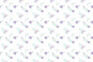 A tiny bread flower on seamless pattern background vector