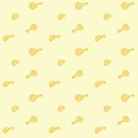 Vector Chips Pattern Seamless Background