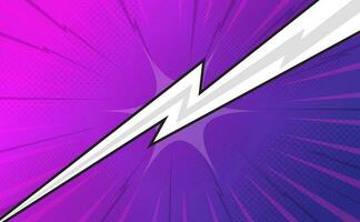 Purple strip comic abstract background design vector