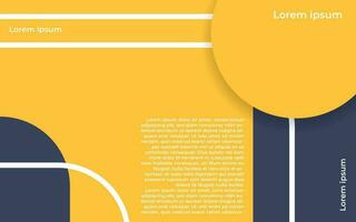 Modern layout design template, Creative covers or horizontal posters in modern minimal style vector