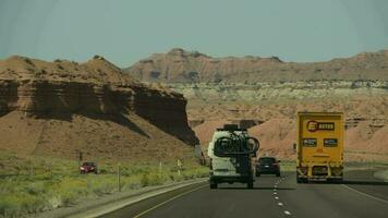 settembre 21, 2021, verde fiume Utah panoramico interstatale autostrada 70 video