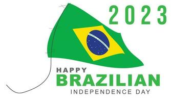 Brazilian independence day. background, banner, card, poster, template. Vector illustration.