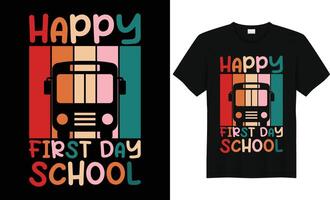 vector espalda a colegio impresión Listo niños escuela,cartel,taza,t camisa diseño