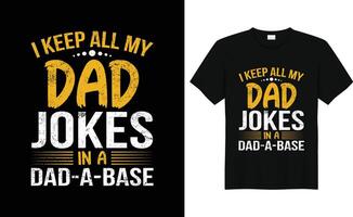 Fathers Day t-shirt design vector, For t-shirt print and other uses, Free Vector