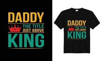 Fathers Day t-shirt design vector, For t-shirt print and other uses, Free Vector