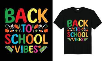 vector espalda a colegio impresión Listo niños escuela,cartel,taza,t camisa diseño