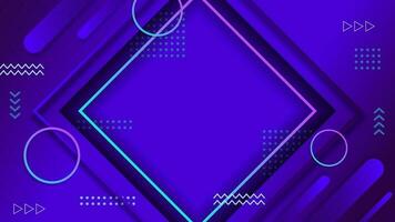 abstract modern futuristic background with flat memphis elements vector