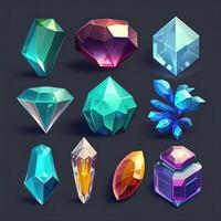 design game crystal gem photo