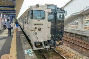 ibusuki,kagoshima,kyushu,japón - octubre 23, 2018 jr kyushu tren limitado Rápido ibusuki No tamatebako foto