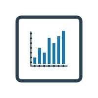 Bar diagram,analysis,graphical analysis,graphical statistics icon vector
