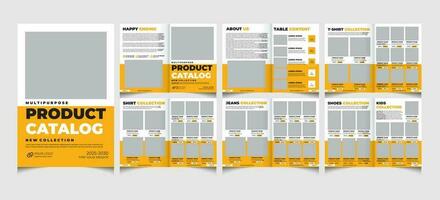 Product catalog and catalogue template.catalogue design. vector