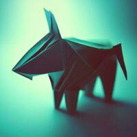 caprichoso maravillas un encantador colección de linda origami animales foto