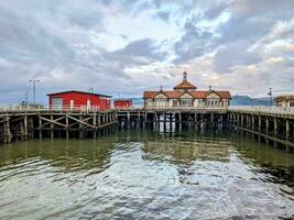 Buildings on the Victorian Pier at Dunoon, Scotland photo
