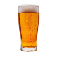 ai generiert ein eisig Glas gefüllt zu das Rand mit ein knackig, bernsteinfarben Bier. winzig Luftblasen haften zu das Seiten, andeutend beim das Aufbrausen innerhalb.png png