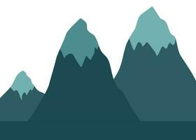 mountain green stacke background vector