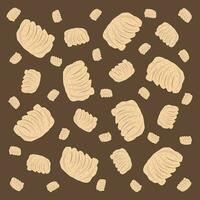 Gnocchi vector illustration for graphic design and decorative element