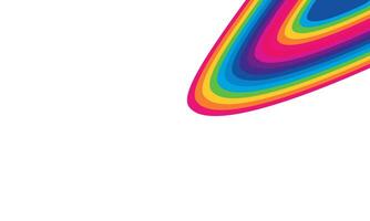 white background with rainbow. Vector Ultra HD 4K