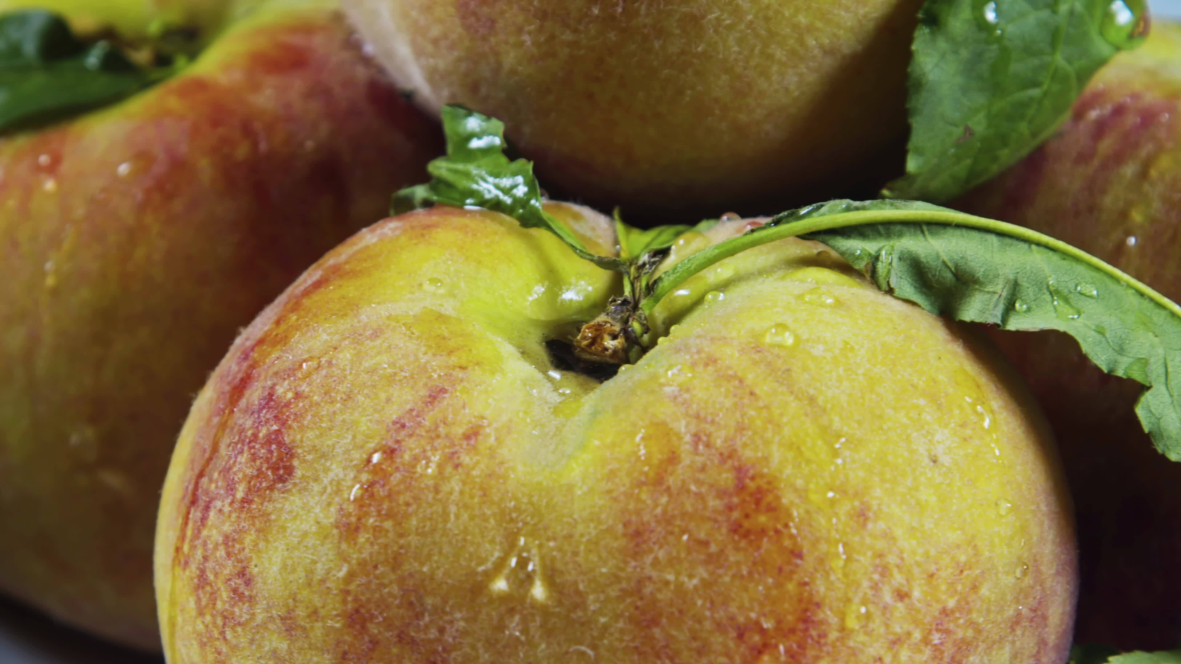 Peaches Close Up Loop Motion Rotation 25339673 Stock Video at Vecteezy