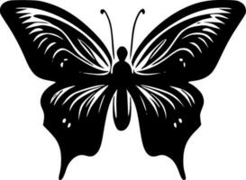 mariposa, minimalista y sencillo silueta - vector ilustración