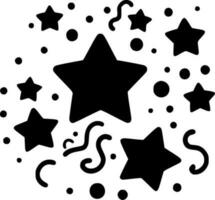 Stars, Minimalist and Simple Silhouette - Vector illustration