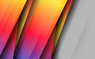 Abstract overlap layer papercut gradient background vector