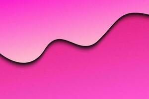 Abstract wave shape papercut pink color background vector