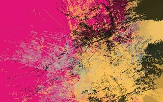 Abstract grunge texture paintbrush splash paint background vector