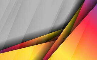 Abstract overlap layer papercut gradient background vector