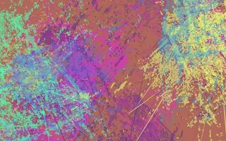 Abstract grunge texture splash wall painting background vector