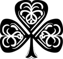 Irish, Black and White Vector illustration